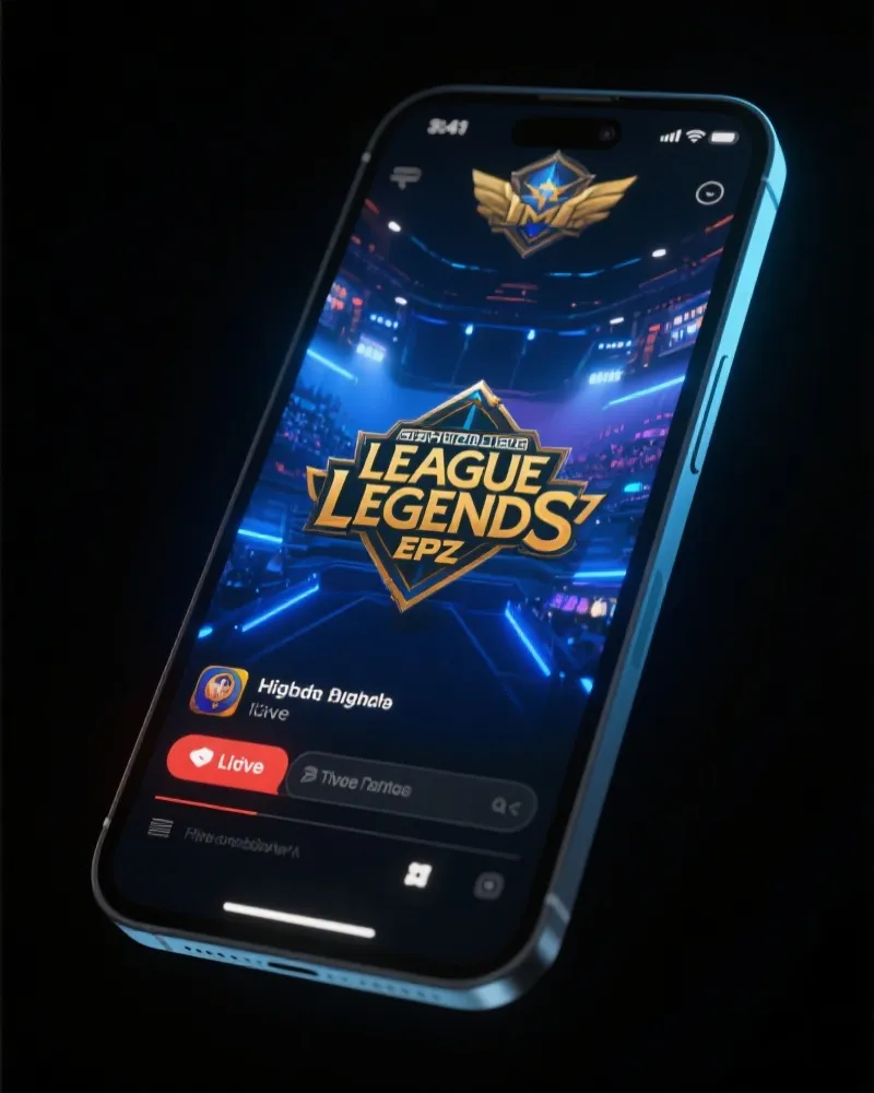 英雄联盟直播App界面展示